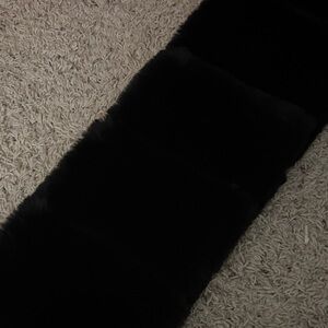 Adrienne Landau Black Faux Fur Accessory